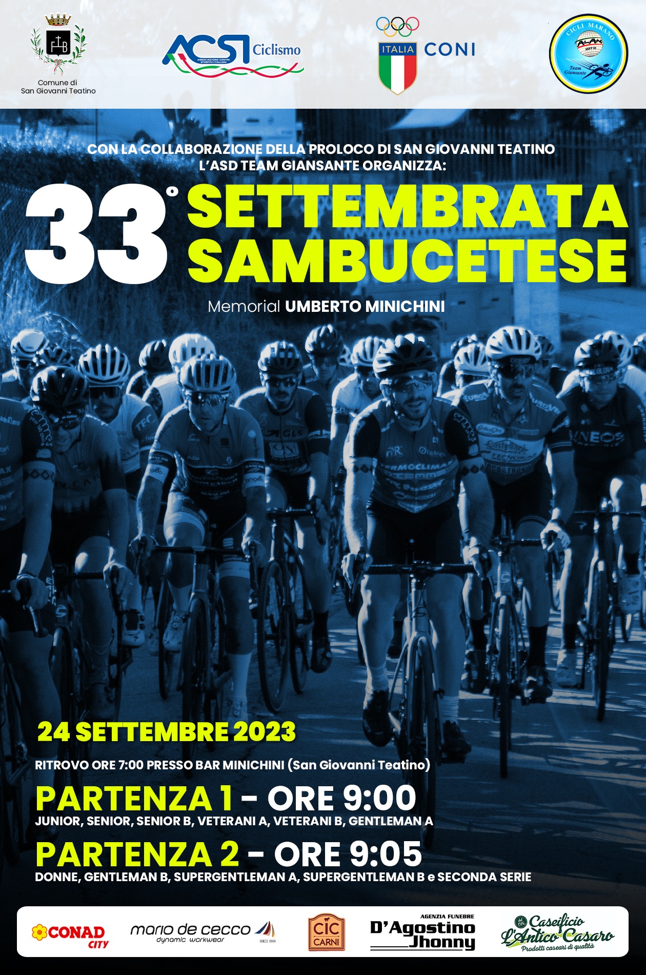 33° SETTEMBRATA SAMBUCETESE Memorial Umberto Minichini